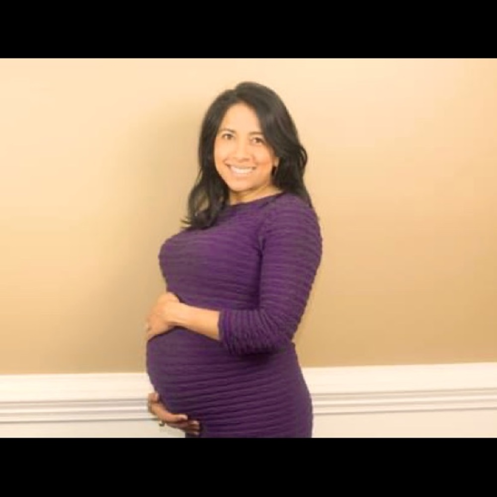 Tees by Tina Crinkle Dress in Deep Purple